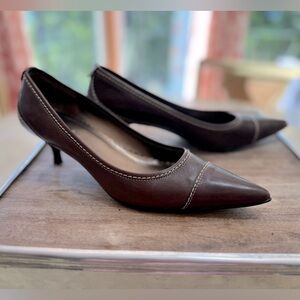 MARIPE kitten heel pumps, 7.5, EUC